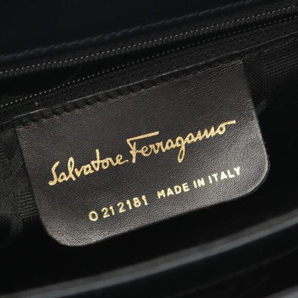 SALVATORE FERRAGAMO Black Leather Bag - Picture 4 of 11